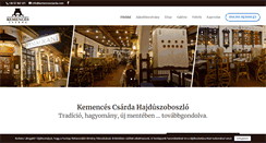 Desktop Screenshot of kemencescsarda.com